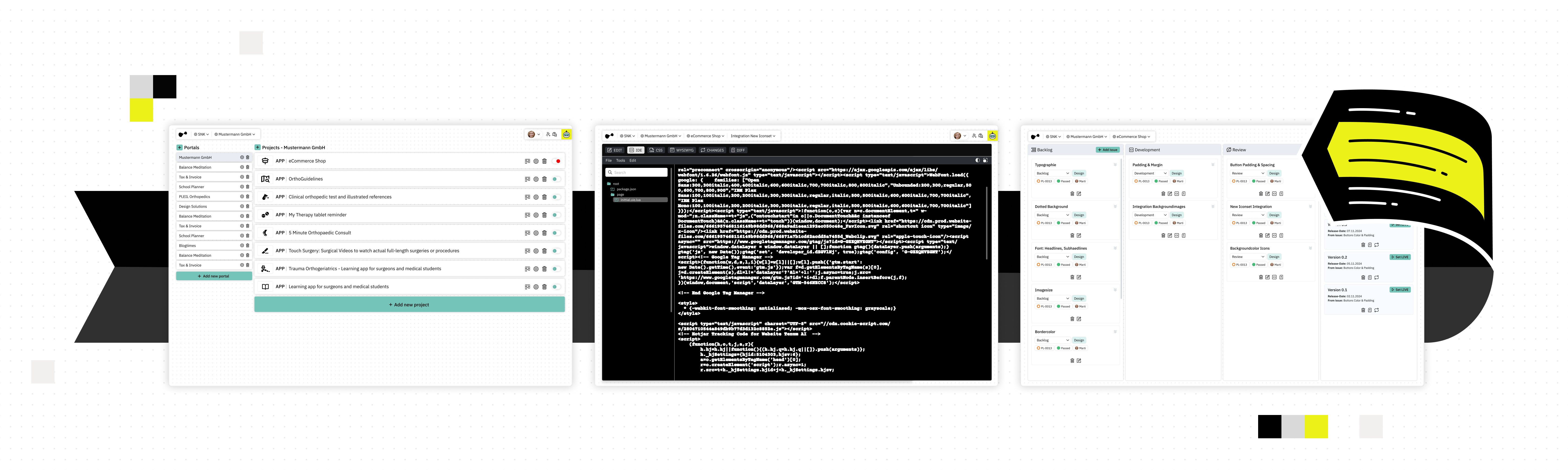 TENUM Desktop View